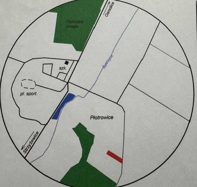 Sprzedam działkę budowlaną 11 ar, Piotrowice