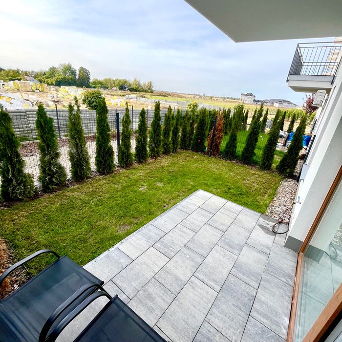 Wynajmę nowe mieszkanie 2 pok. 40m2 GARWOLIN +ogród +parking +komórka