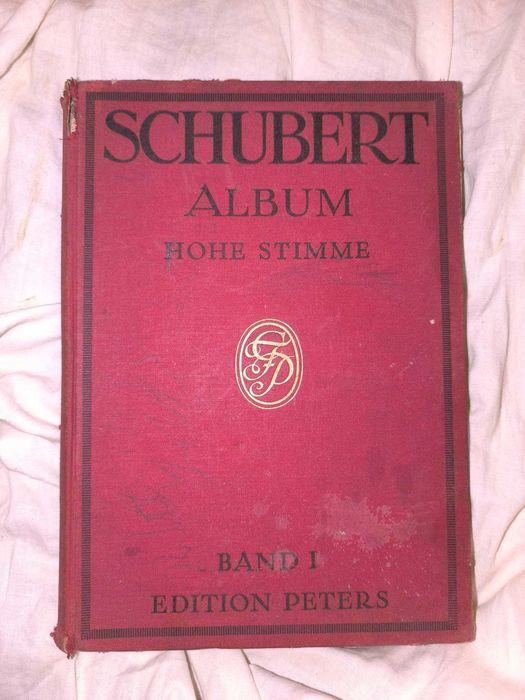 książka Schubert Album  BAND 1 EDITION PETERS home stimme