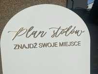 Tablica wesele plan stołów