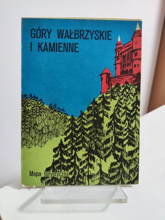 Góry Wałbrzyskie i Kamienne mapa 1978