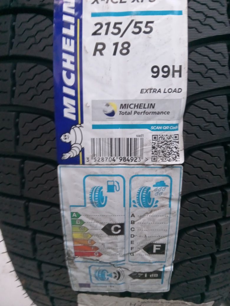 Opony zimowe 215/55R18 Michelin X-ice