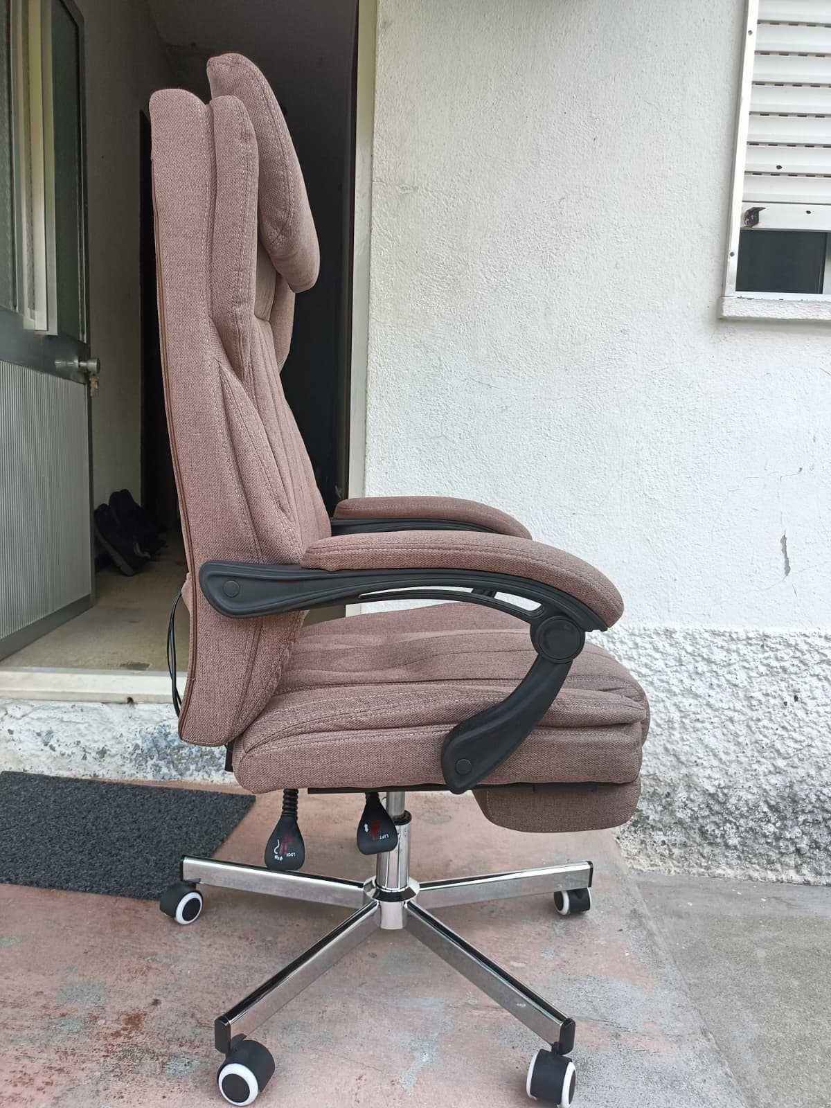 Cadeira de Escritório Vinsetto c/ 6 Pontos de Massagem com Vibração