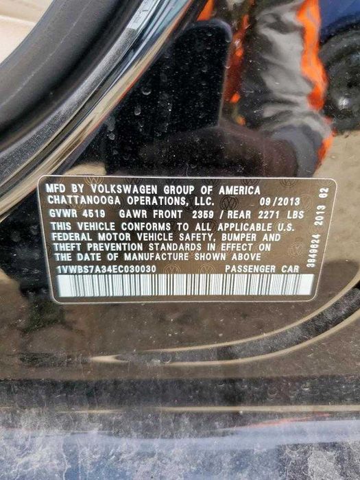 VOLKSWAGEN Passat Se 2014