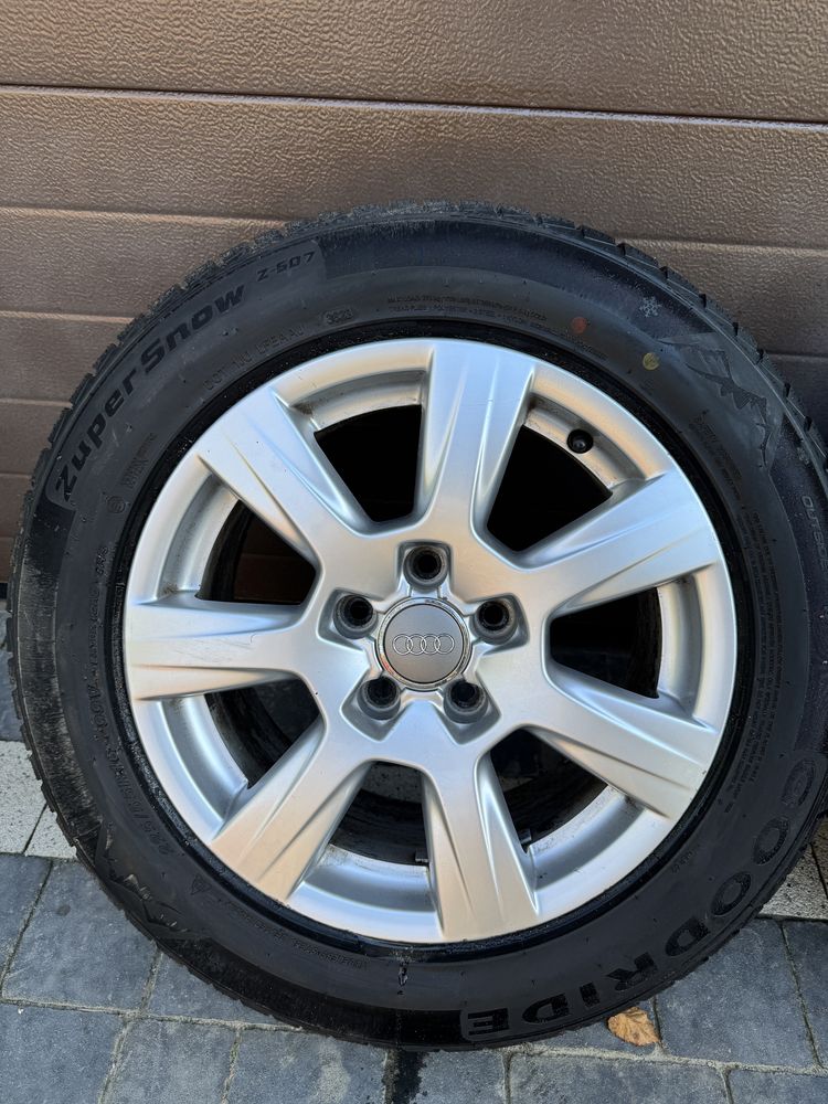 Koła felgi  audi 16 cali a4 b8 opona zimowa 2023 r!!