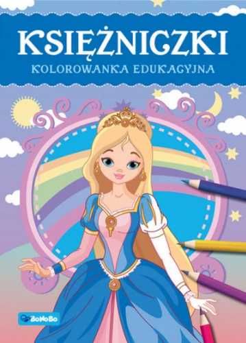 Księżniczki. Kolorowanka edukacyjna - praca zbiorowa