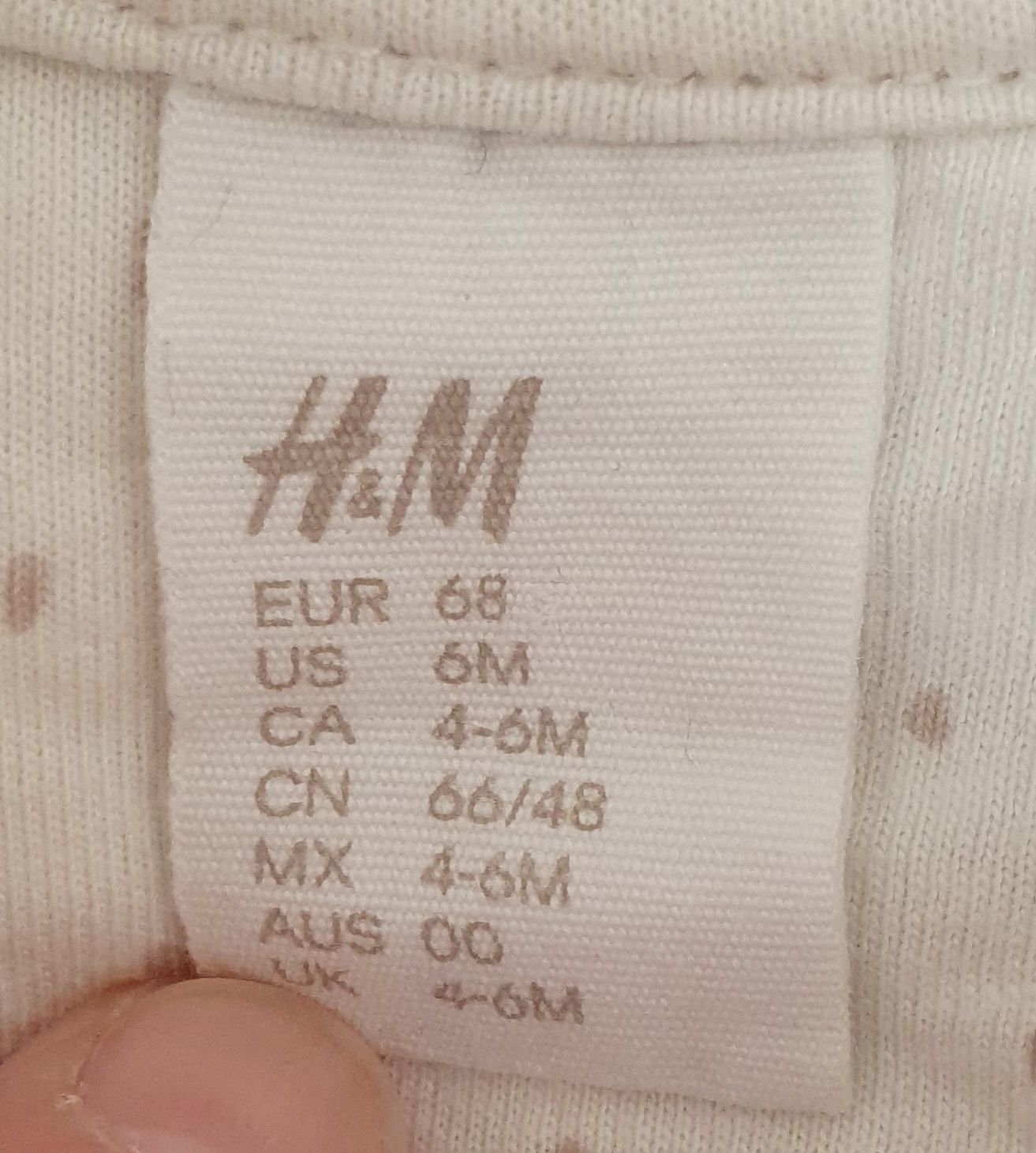 H&M-kombinezon dla maluszka r.68cm