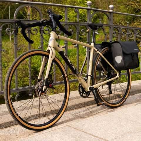 MOCNA WODOODPORNA Sakwa Rowerowa Podwójna na Bagażnik 2×11L Zagatto
