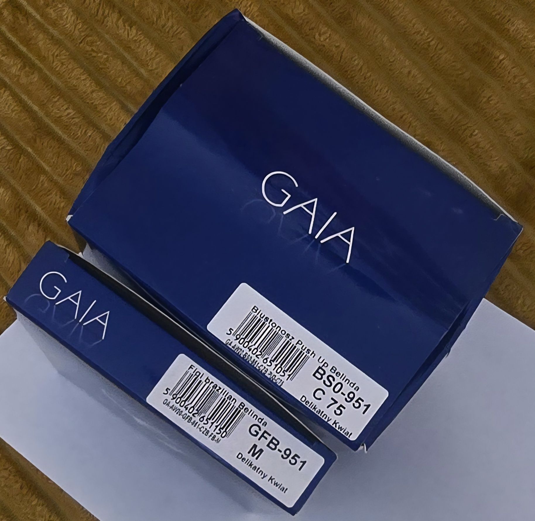 Komplet bielizny firmy Gaia cena 100 zł .