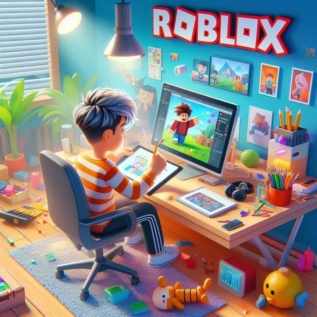 Создание игр в Roblox Studio.Преподаватель,репетитор 8+ лет