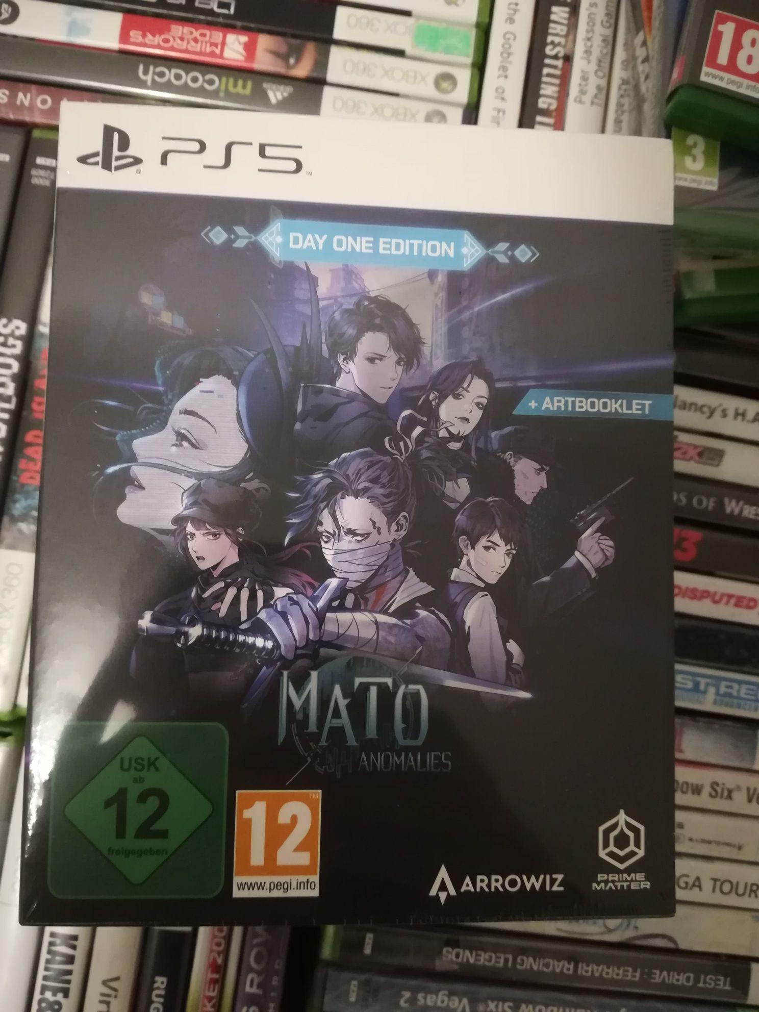 Mato Anomalies plus Artbook nowa folia ps5 PlayStation 5