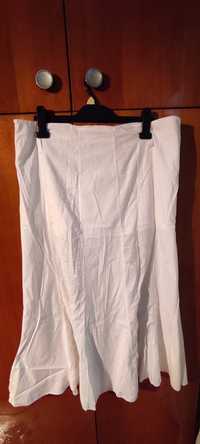 biała bawełniana spódnica, r. XXXL