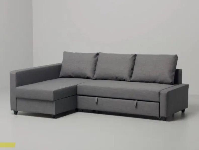 Sofá cama IKEA cinzento