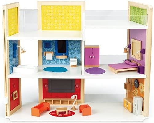 Drewniany Domek dla lalek z akcesoriami Hape DIY Dream House