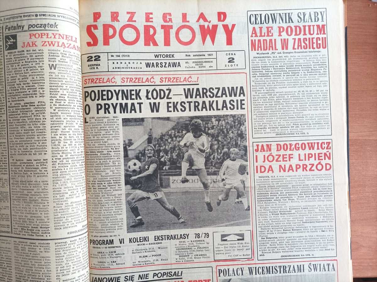 Gazeta "Przegląd Sportowy" - rocznik 1978