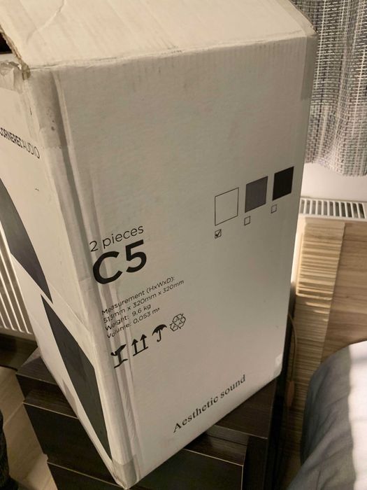 Dyskretne, Trójkątne Głośniki Hi-Fi | Cornered Audio C5 | Białe