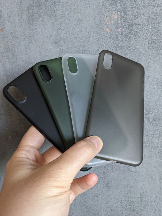 ультратонкий xr матовый чехол накладка для iPhone xs