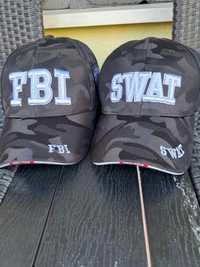 Capka z daszkiem FBI lub SWAT Rozmiar uniwersalny M/L