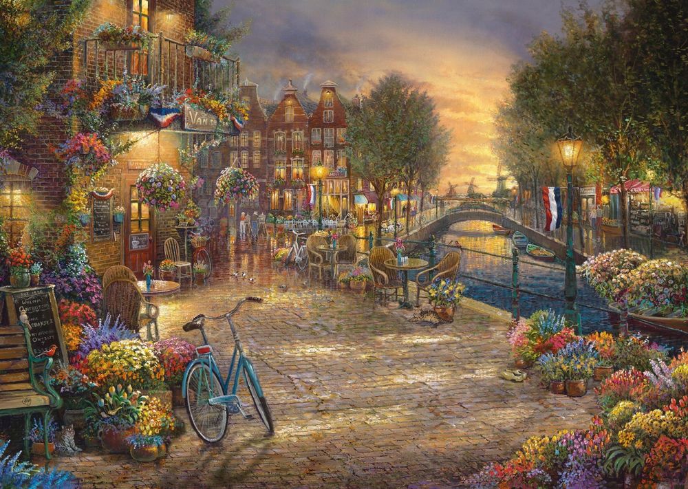 Thomas kinkade Puzzle 1000el schmidt Holandia nowe