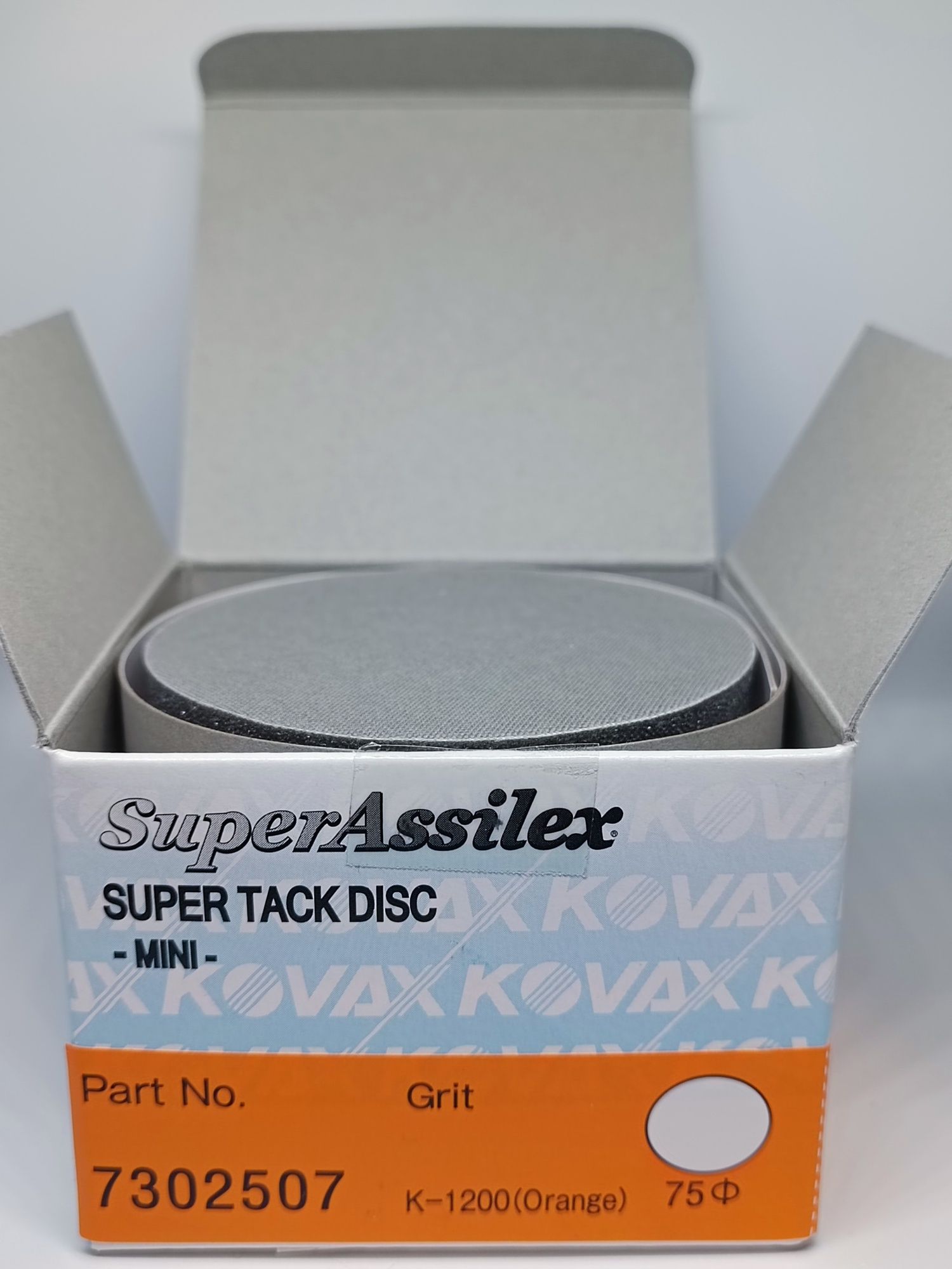 Шліфувальний круг Assilex Orange 75 mm на липучці K1200