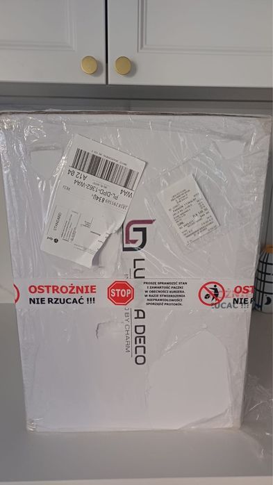 lampa lumina deco neroni złota nowa zapakowana