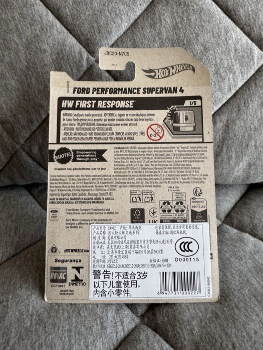 Hot Wheels Ford Performance Supervan 4 TH