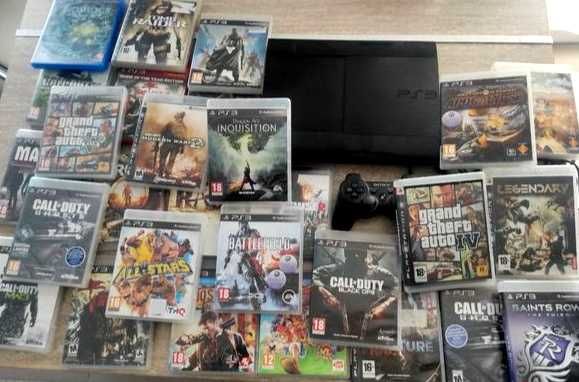 Sony PS3Slim(Лиц.,Online-GTA,NFS,Diablo,CallDuty,GodWar,Fifa)+Movecam!