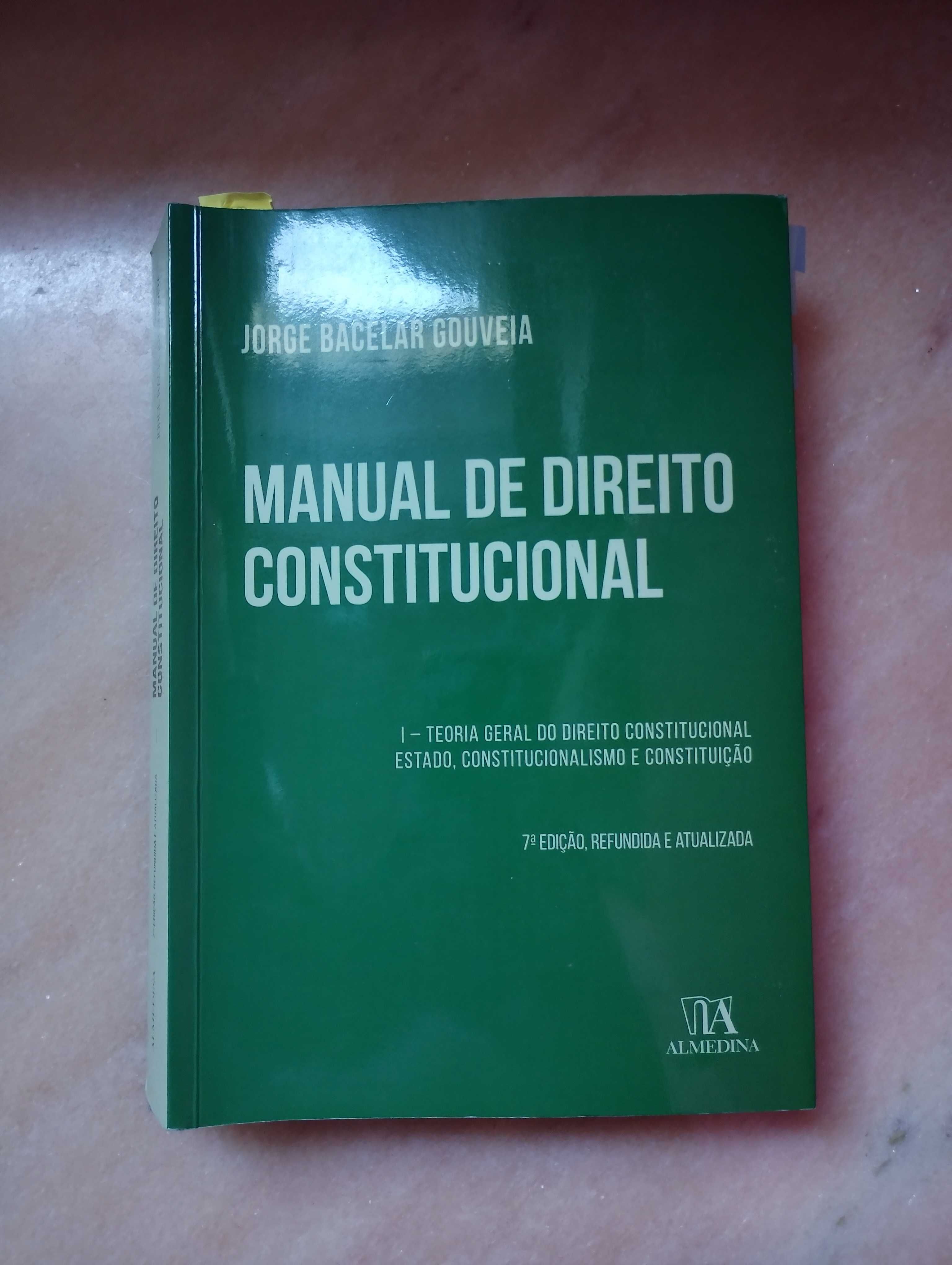 Manual de Direito Constitucional I – Jorge Bacelar Gouveia