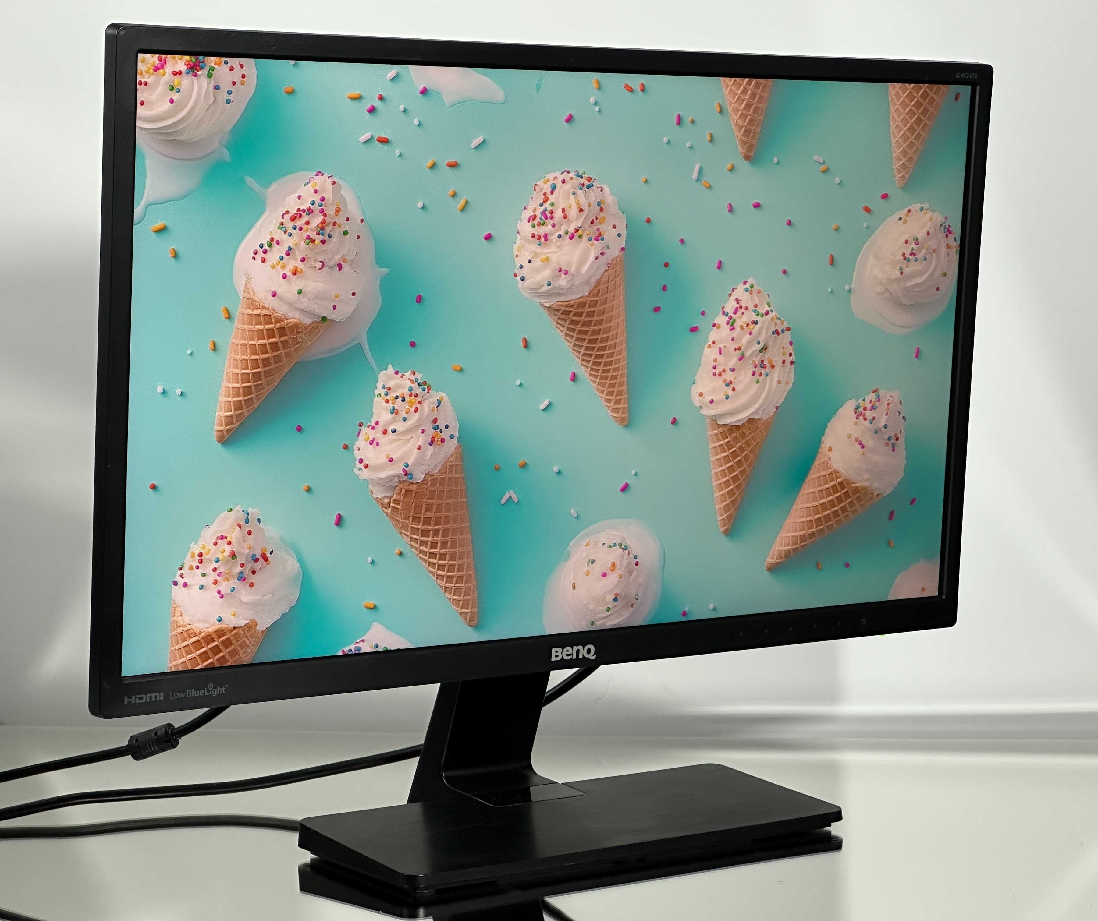 Zanurz się w detalu z Monitorem BENQ GW2470HL 1920x1080 (FHD) 23,8''VA