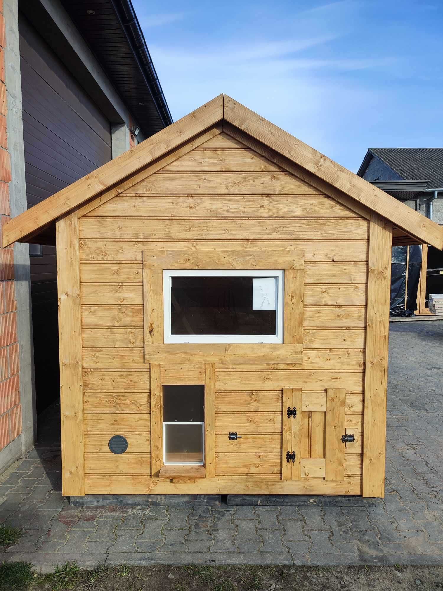 Kurnik dla kur, kaczek Gęsi 5mx2mx2,2mh Producent WoodStuff OCIEPLONY