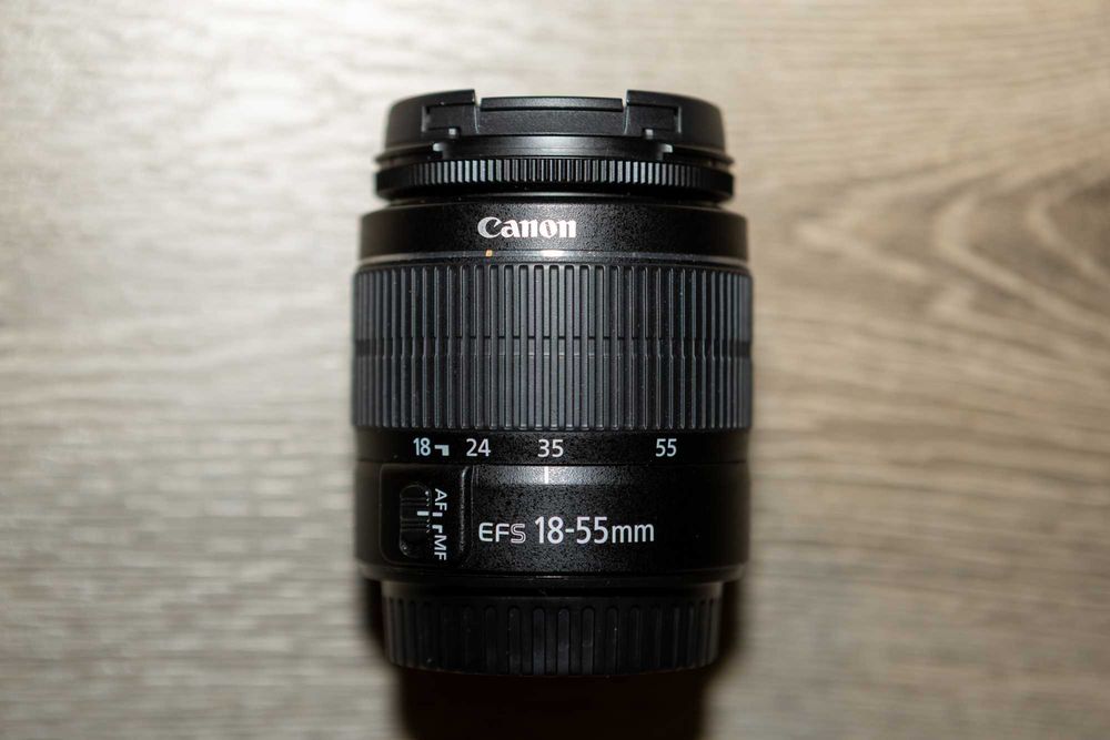 Canon EOS 1100D + Lente 18-55mm IS III + acessórios