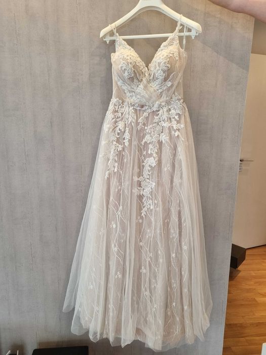 Suknia ślubna Pronovias Hyperion 36/38, stan idealny