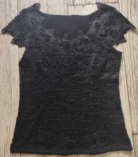 Czarna koronkowa bluzeczka damska 34