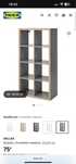 Estante Cinzenta Ikea