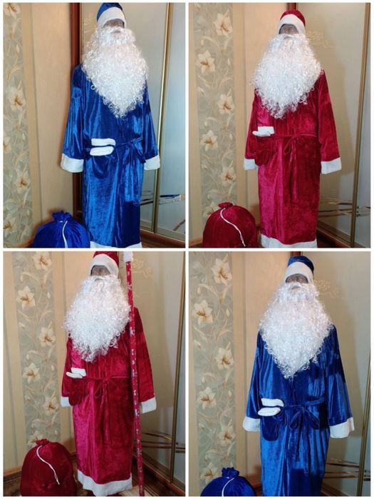 Дід Дед Мороз Костюм Діда Деда Мороза Снігуроньки Снегурочки Миколая