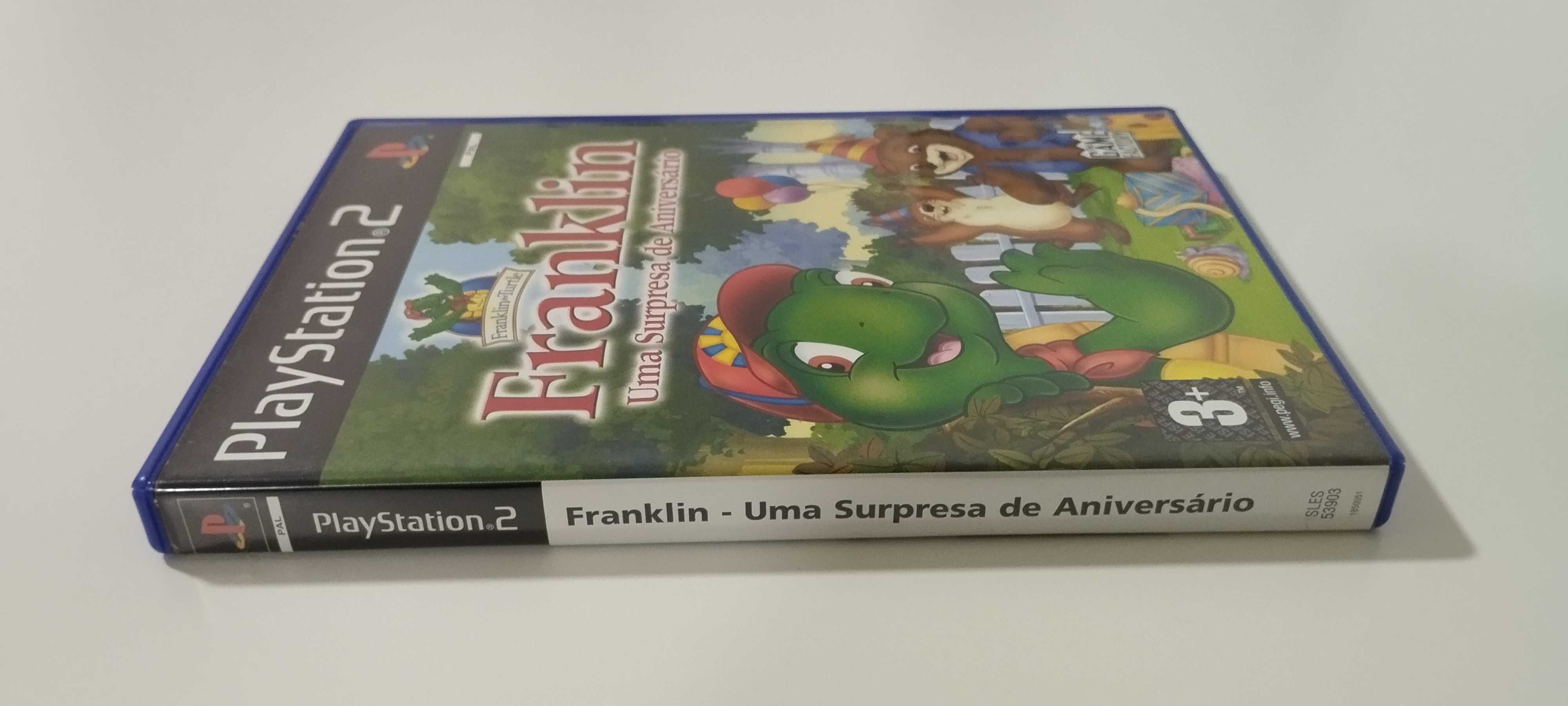 Tartaruga Franklin Uma Surpresa de Aniversário Playstation 2 PS2