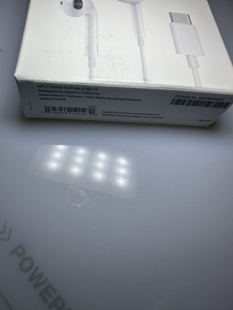 Наушники earpods Airpods type-c таипси apple проводные новые