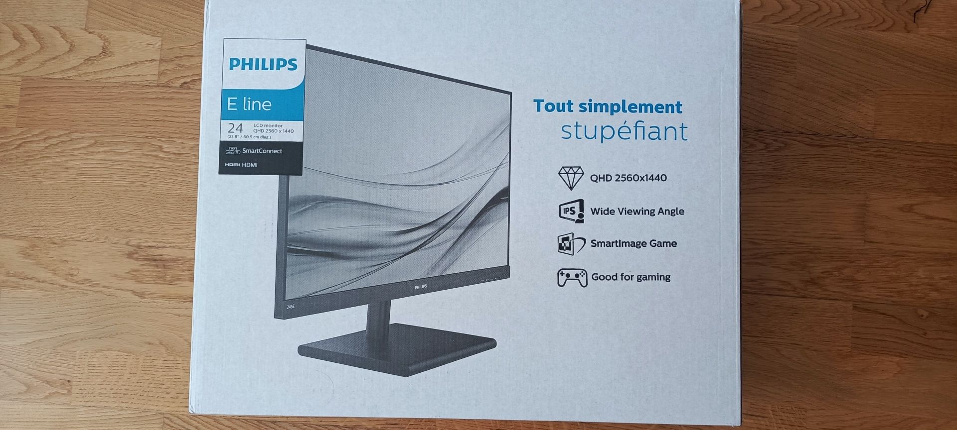 Монитор Phillips 23.8"/QHD/75герц/freeSynk