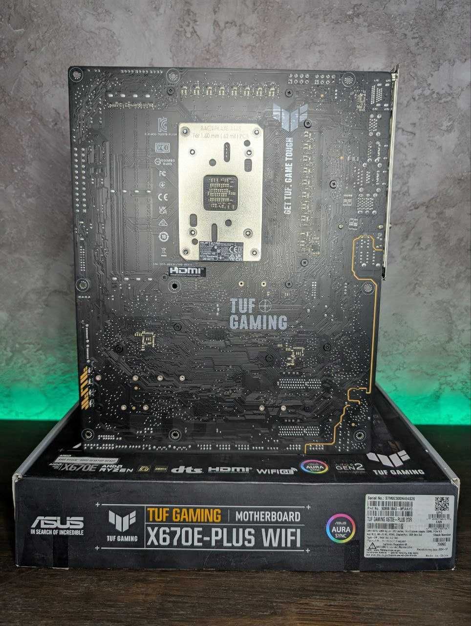 Asus Tuf Gaming X670E-Plus Wifi (AM5) 7000-8000-9000 Серія AMD