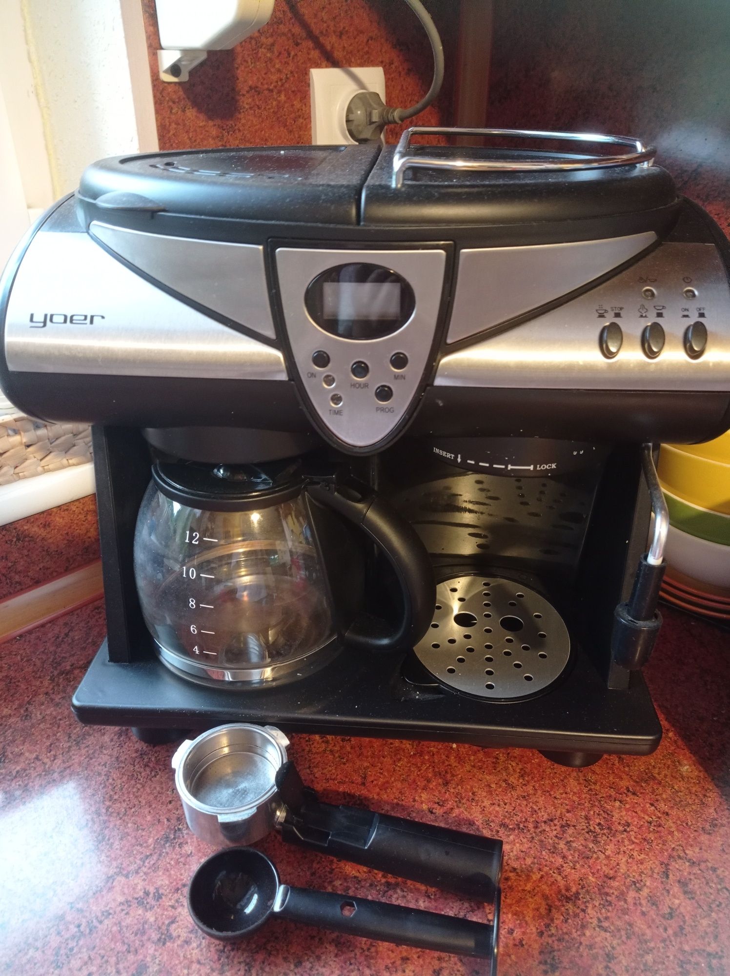 Ekspres do kawy YOER doppio CCM01BK