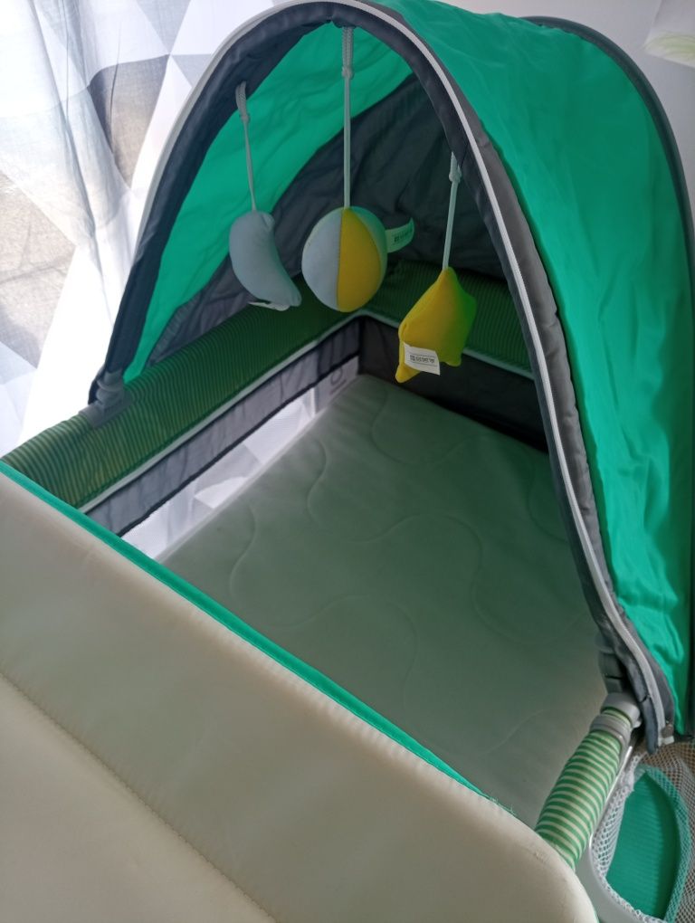 Łóżeczko turystyczne Lionelo z materacem Ikea
