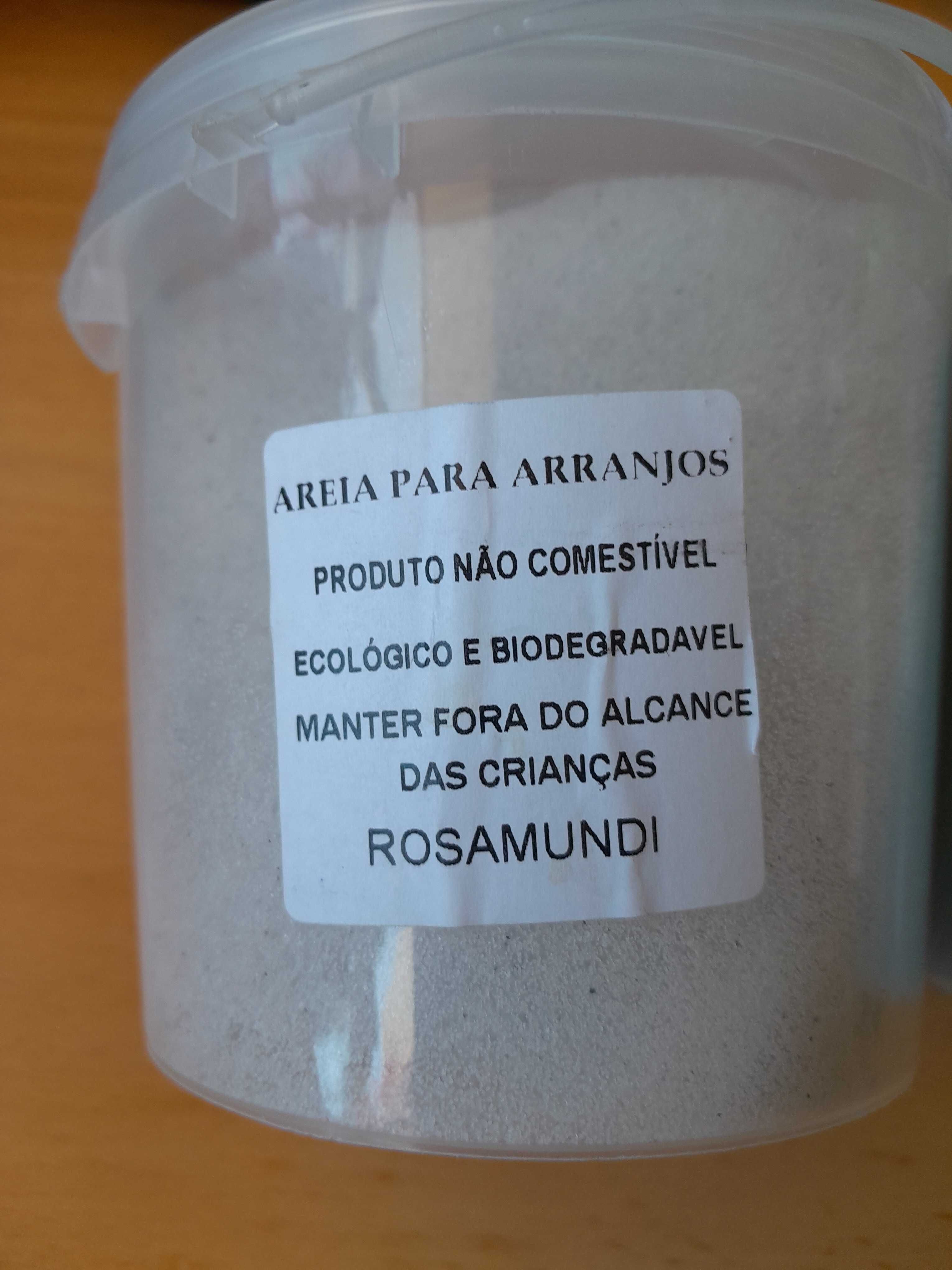 Areias coloridas para arranjos e decorações