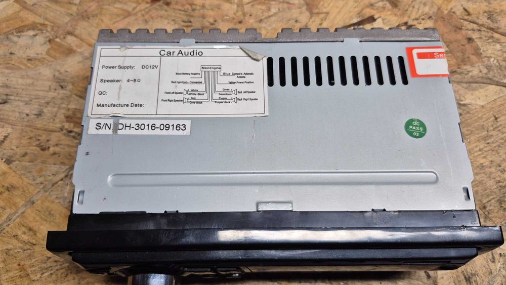 AUTO-RÁDIO TECHFUZZ DH-3016-MP3-USB/Cartão TF-ISO-AB-Painel FIXO 4x50w