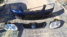 VOLKSWAGEN TOURAN I PRZED LIFT ZDERZAK / REFLEKTORY / ATRAPA KOD LAKIERU: LB5N