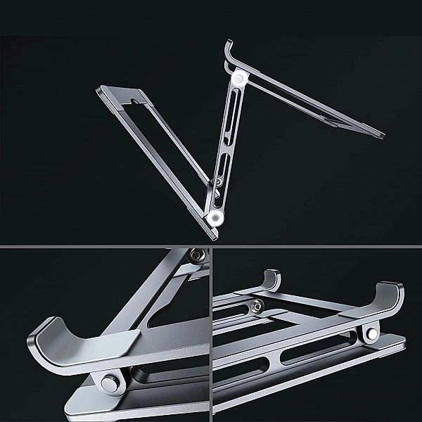 Tech-Protect Prodesk Universal Laptop Stand Silver