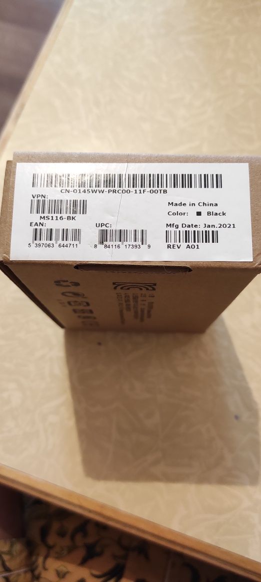 Мышь Dell MS 116