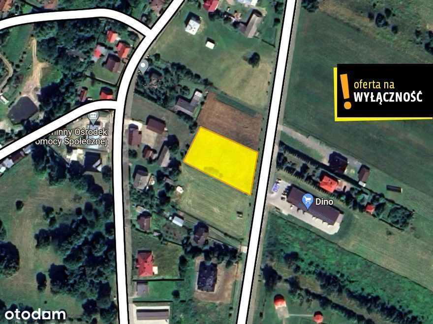 Rytwiany Działka inwestycyjna obok Urzędu Gminy