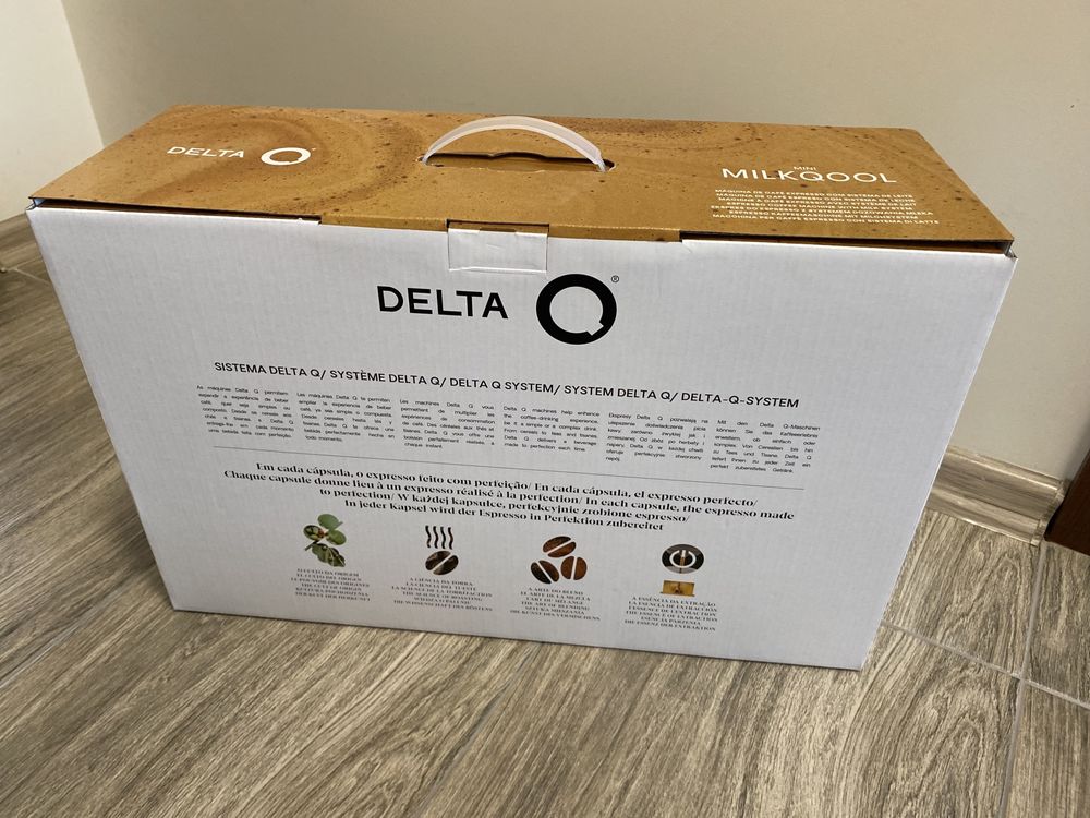 Ekspres do kawy Delta Q Mini MilkQool nowy na prezent nowe paragon