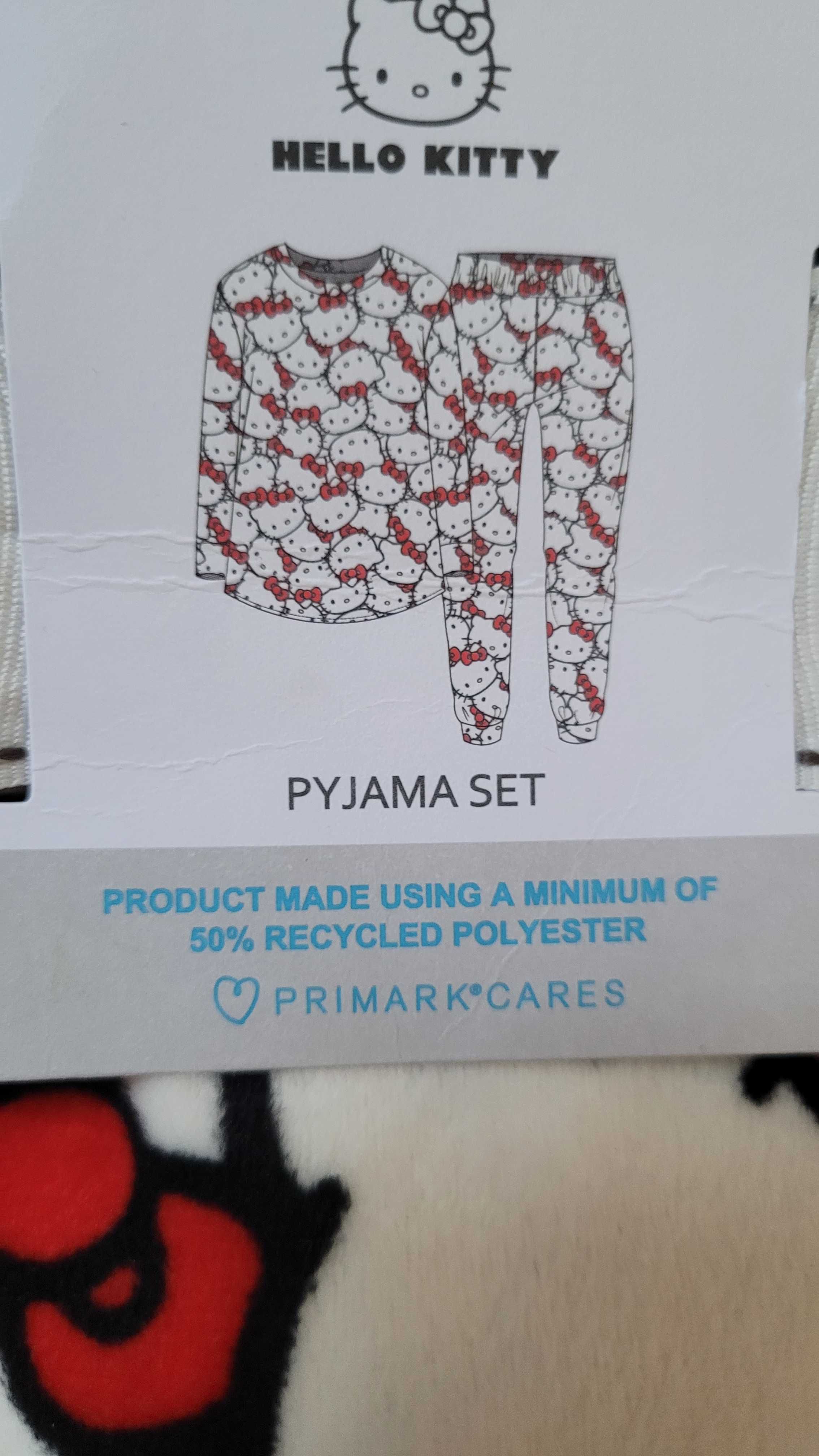 Piżama welurowa Hello Kitty PRIMARK