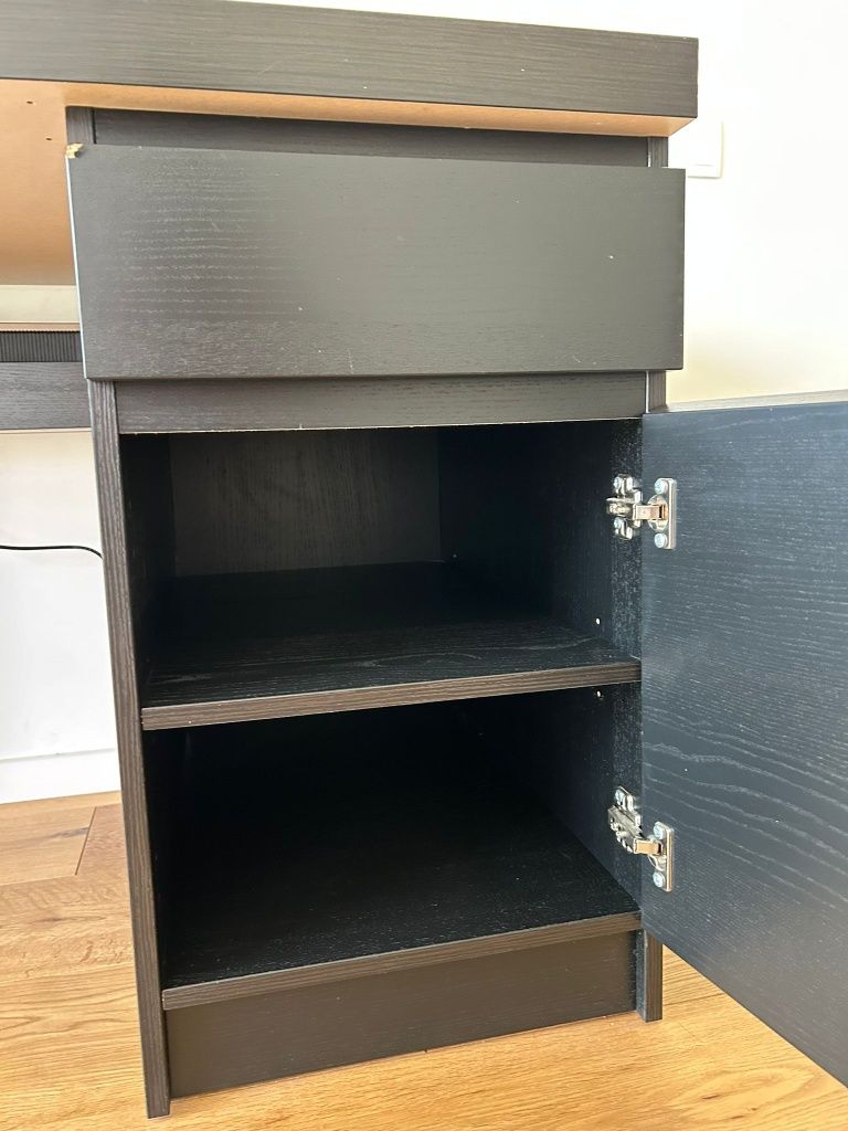 Secretária preta - IKEA "Malm"